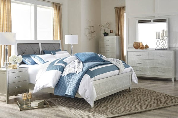Ashley Furniture Olivet Queen Panel Upholstered Bed