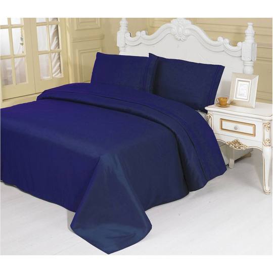 (All Sizes) 1800 Series Nyah's Linen With Pillow Case, Flat Sheet and Fitted Sheet